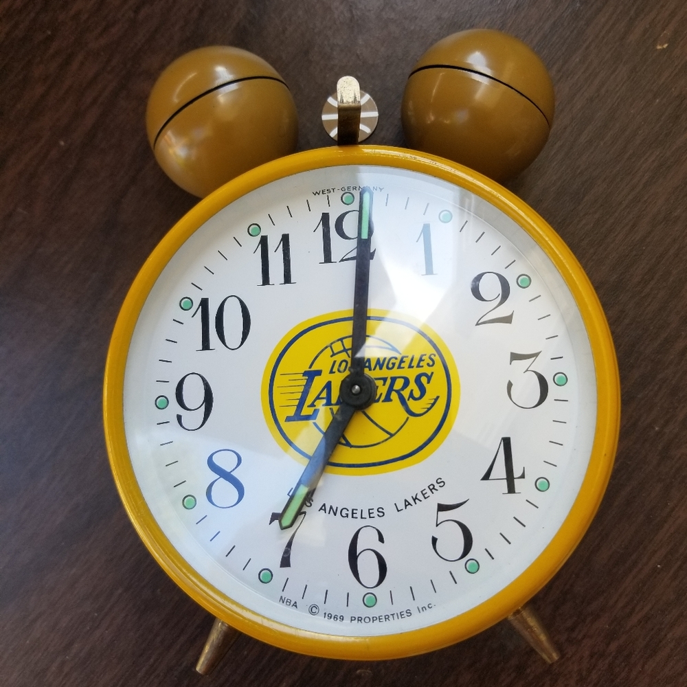 Antique Lakers Alarm Clock